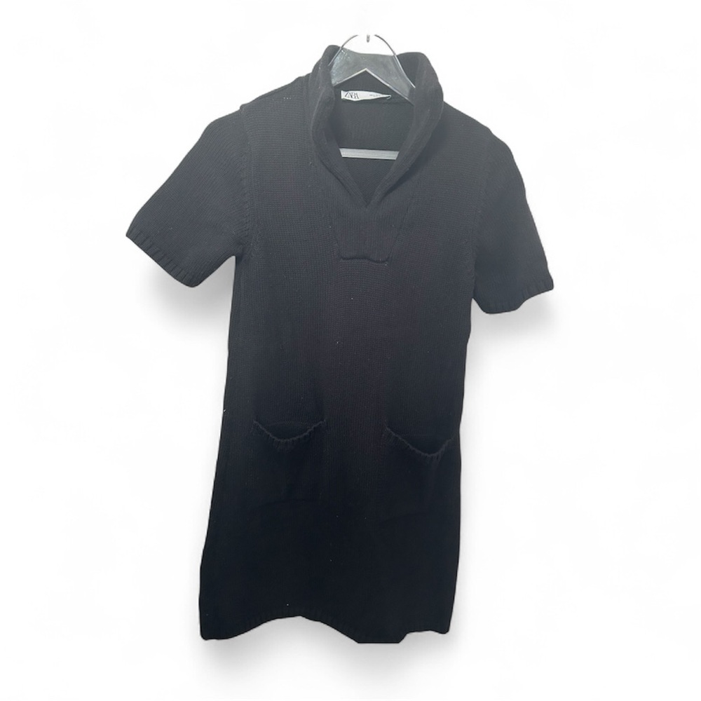 Zara Black Knit Dress